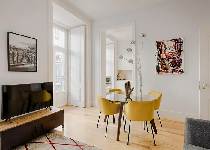 Architectural Gem In Baixa Апартаменты *